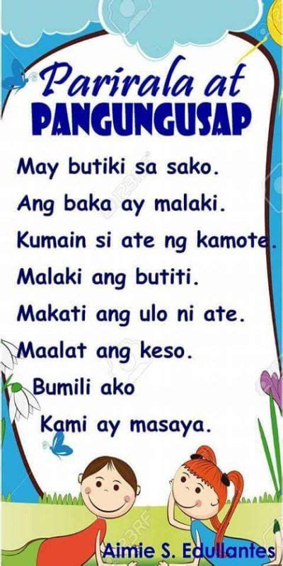 PANGUNGUSAP: Tagalog.